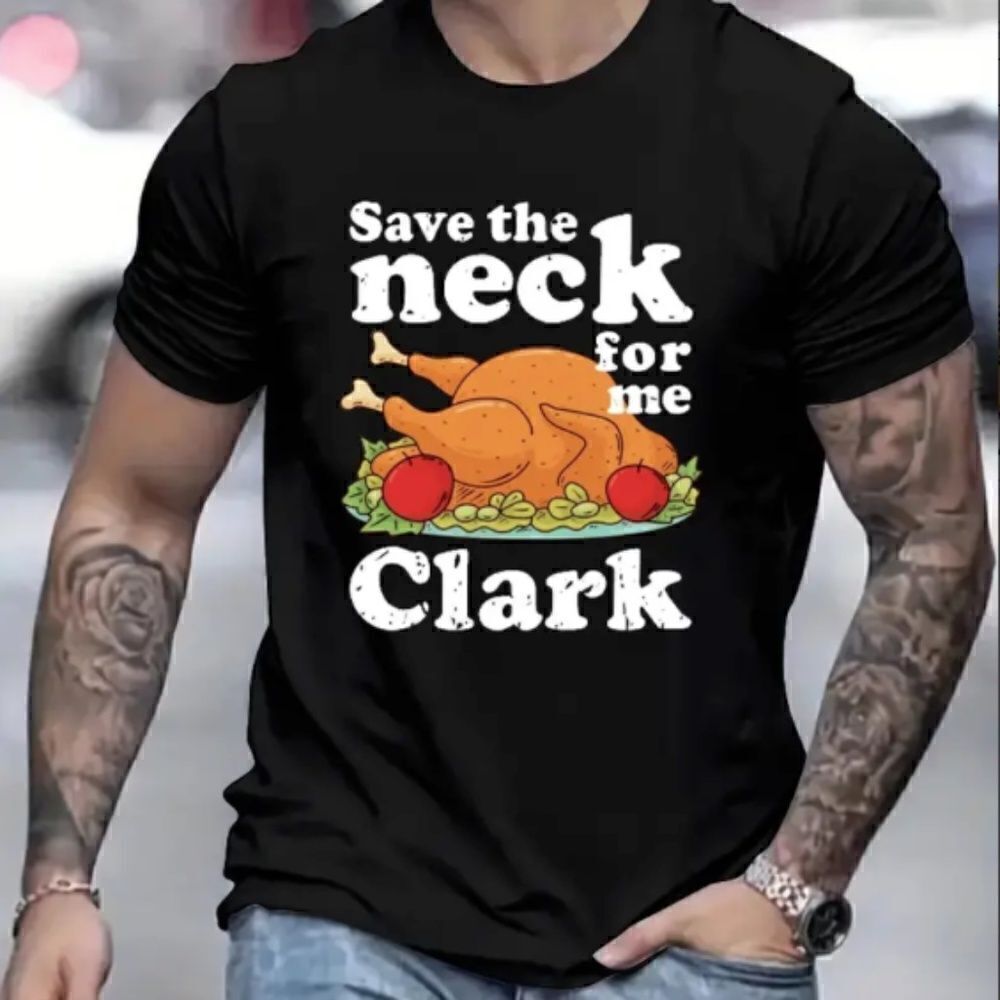 Christmas Vacation Quote Men's T Shirt Holiday Turkey Short Sleeve Funny